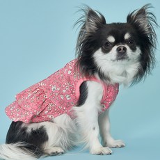 DOG-i 荷葉邊連身裙, 粉紅色, 1個