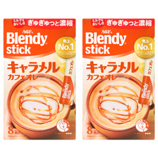 AGF Blendy 焦糖咖啡歐蕾, 8.3g, 8包, 2盒