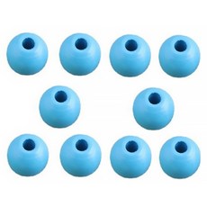 Mada Kkumi 木珠 DIY工藝 木製珠子 16mm 10入, 1個, 黑色(珠子)