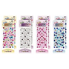 트윙클 쥬얼리 스티커 4종 2p 세트, 혼합색상, 1세트