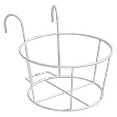 泰坦漂亮園藝陽台花盆架, 1個, 白色(基本款)