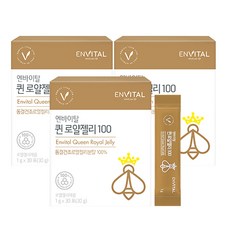 ENVITAL Queen蜂王乳100粉末隨身包, 30g, 3盒