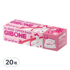 기본에 프레시키퍼 슬라이딩지퍼백, 중(M), 20개입, 20개