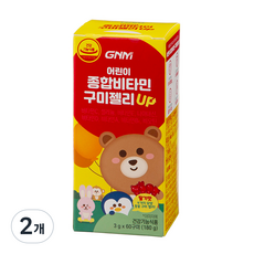 자연의품격 어린이 종합비타민 구미 젤리 업 180g, 60정, 2개