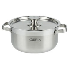 Kitchen-Art 電磁爐 Giant S 不鏽鋼雙耳鍋, 20cm, 1個, 單一顏色