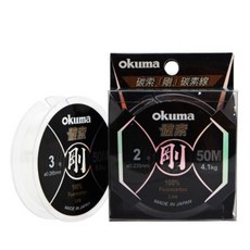 okuma 寶熊釣具 碳索 剛 碳素線 4號 TXG40, 透明色, 1個