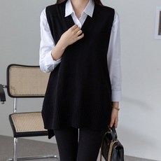 BYDANMI 女款V領寬鬆針織背心