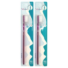 WEDENT 威登 產婦用方頭牙刷 全細軟毛 SS 梅子色, 2個, 1入