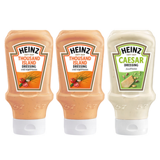 하인즈 드레싱 사우전드 아일랜드 2p + 시저 샐러드, 1세트, 413.5g