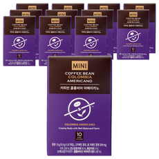 The Coffee Bean 哥倫比亞即溶美式咖啡隨身包, 0.9g, 10條, 12盒