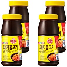 OTTOGI 不倒翁 韓式烤豬肉調味醬, 875g, 4瓶