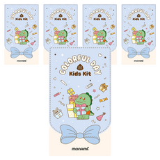 모나미 컬러드로잉 키즈키트 세트, 공룡, 5세트