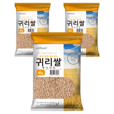 대구농산 불릴필요없는 귀리쌀, 4kg, 3개