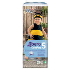 Libero 麗貝樂 搶救蜜蜂黏貼型尿布 第5階段 10~14kg, L, 46片