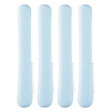 KOKUYO 國譽 SAXA Poche 攜帶型剪刀, 淺綠色, 總長110mm, 藍色, 4個