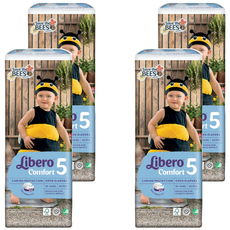 Libero 麗貝樂 搶救蜜蜂黏貼型尿布 第5階段 10~14kg, L, 184片