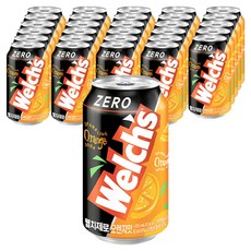 웰치스 제로 오렌지맛, 355ml, 48개