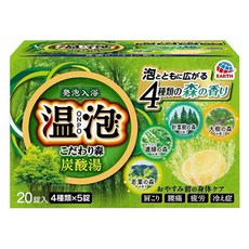 EARTH 地球製藥 ONPO 溫泡 森林碳酸泡澡錠 20個, 900g, 1組