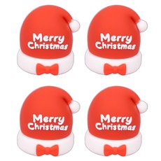 Black Tree 聖誕攜帶式削鉛筆機 聖誕帽, 混合顏色, 4個