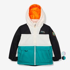 휠라키즈 스키 컬러 블록 점퍼 FK2WTF4501X