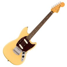 스콰이어 일렉기타 CLASSIC VIBE 60s Mustang Laurel, Vintage WHITE, 1개