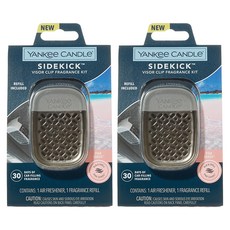 YANKee CANDLe Sidekick 車用芳香劑 遮陽板夾, 2個, 粉紅沙灘