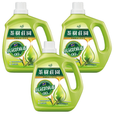 farcent 花仙子 茶樹莊園 茶樹天然濃縮洗衣精 天然抗菌, 2kg, 3瓶