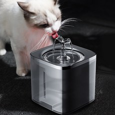 DING DONG PET 寵物智能萌芽飲水機, 黑色, 1個