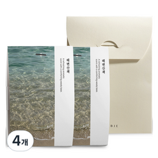 카브제 퍼퓸 사쉐 차량용 방향제, 해변산책, 4개