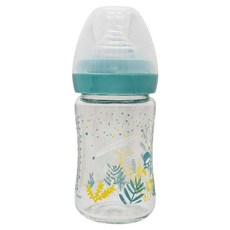 KU.KU Duckbill 酷咕鴨 夢想樂章寬口玻璃奶瓶, 綠色, 150ml, 1個