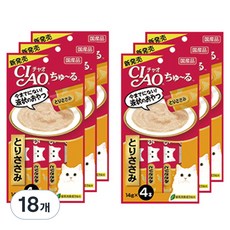 챠오츄르 고양이 짜먹는 간식, 닭가슴살, 14g, 72개 닭가슴살, 14g, 72개