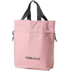 柔和粉彩保溫保冷托特便當袋 粉紅色