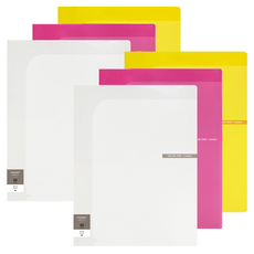 에코청운 칼라칩 4포켓 홀더 A4, 랜덤 발송, 6개