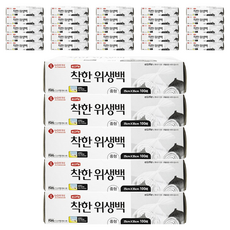 롯데이라이프 착한 위생백 중형 25 x 35 cm, 중(M), 100개입, 30개