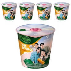 CJ bibigo 起司辣炒年糕即食杯, 5入, 108g