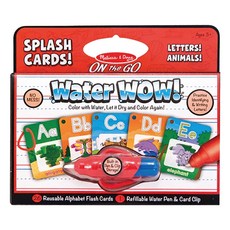 Melissa&Doug 瑪莉莎 旅遊樂 水畫卡 3歲以上, 英文字母, 1組