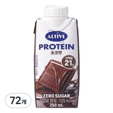 얼티브 프로틴 초코맛, 250ml, 72개