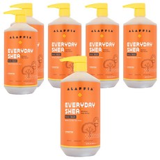 알라피아 에브리데이 시어 바디워시, 950ml, 6개