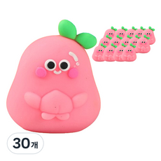 Maket Gamseong 矽膠卡通削鉛筆機, 30個, 桃子