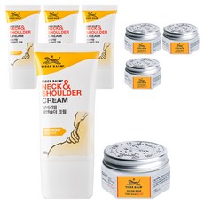 타이거밤 넥앤숄더 크림 50g + 릴리프 밤 25g 세트, 4개