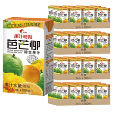 光泉 果汁時刻 芭芒柳汁, 300ml, 96入