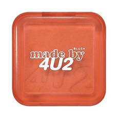 4U2 復古小甜磚腮紅 超細膩粉質 添加玫瑰果油, S77, 1個