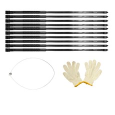 Maybin Just Stand 聚氨酯繫帶雪鏈 10p + 鐵絲 + 手套, 1套