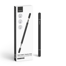 morac 雙頭電容超細觸控筆 MR-TP-03, 黑色, 1入
