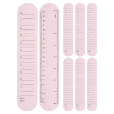 투데이리빙 간호사 손목 메모 팔찌, 핑크, 1매, 8개