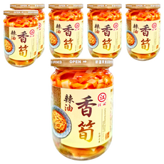 江記 辣油香筍，佐餐小菜, 320g, 6罐