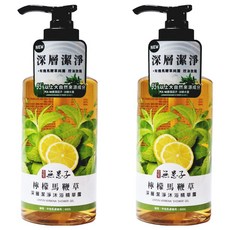 SOAPBERRY 古寶無患子 深層潔淨沐浴精華露 檸檬馬鞭草, 600g, 2瓶