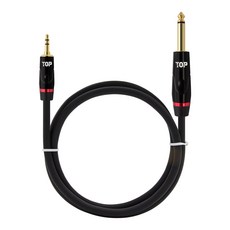 HDTOP 韓國製 3.5立體聲轉5.5單聲道音源線, HT-TP212-20M, 混合色, 1個