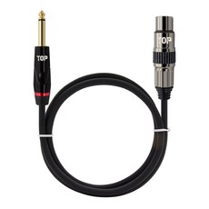 에이치디탑 국산 5.5 모노 to XLR 암 변환 마이크 케이블, HT-TP301-40M, 혼합색상