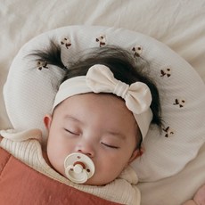 La vikit Liner Luft 枕頭 嬰兒刺繡枕套, 棉花